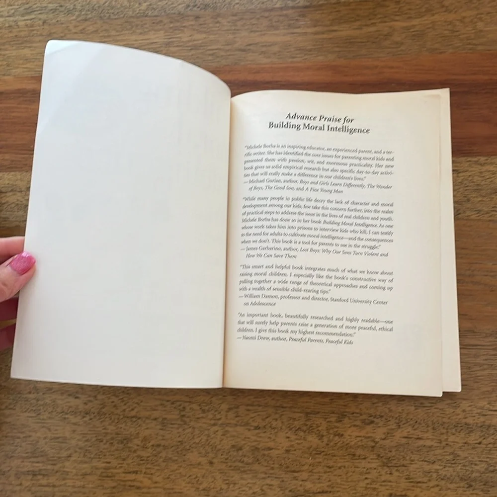 Building Moral Intelligence Book by Michele Borba